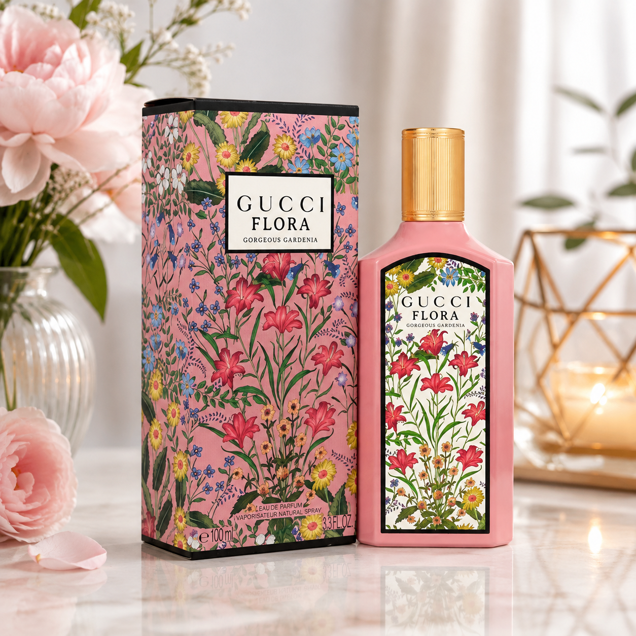 Gucci Flora Gorgeous Gardenia EDP 50ml,100ml Brand New In Box