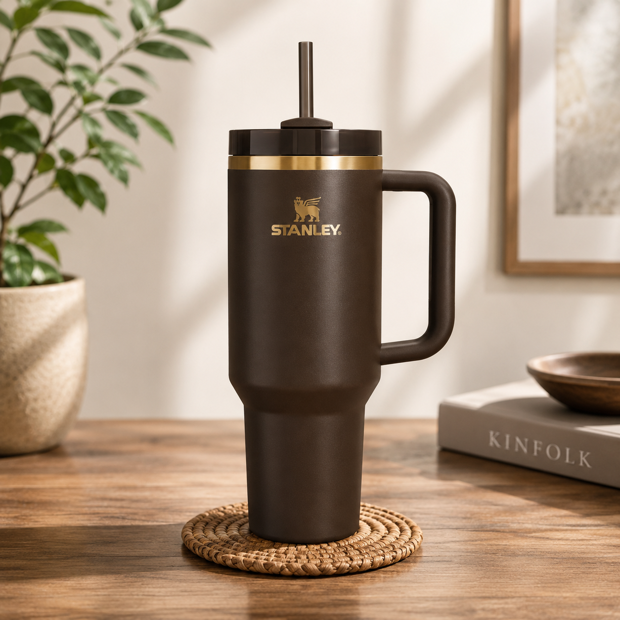 The Chocolate Gold Quencher H2.0 FlowState Tumbler
