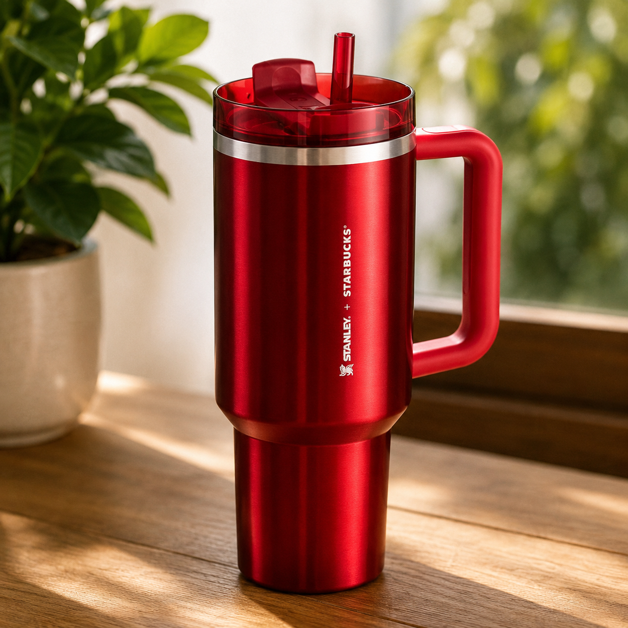 Stanley x Starbucks Holiday Red 40oz Tumbler Cup