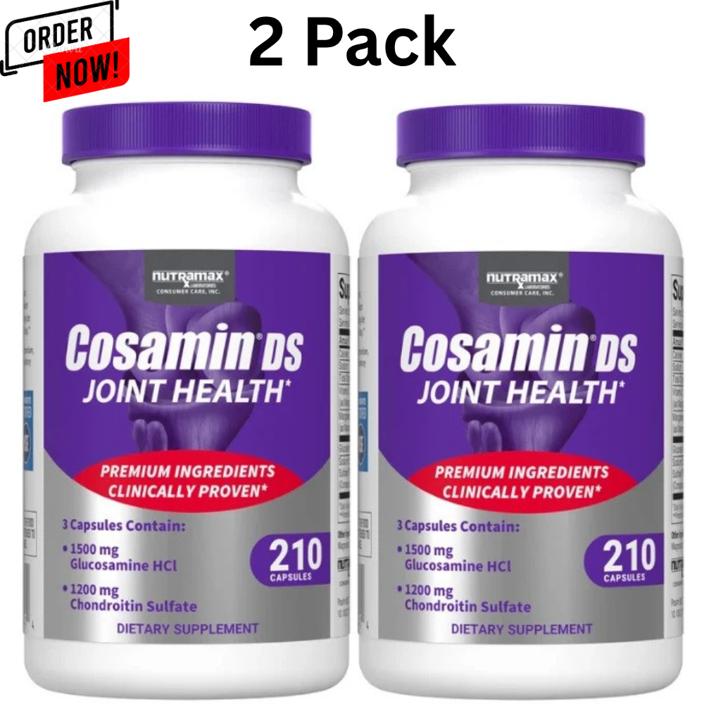 2 Pack Cosamine DS Joint Health Glucosamine & Chondroitin 210 Capsules