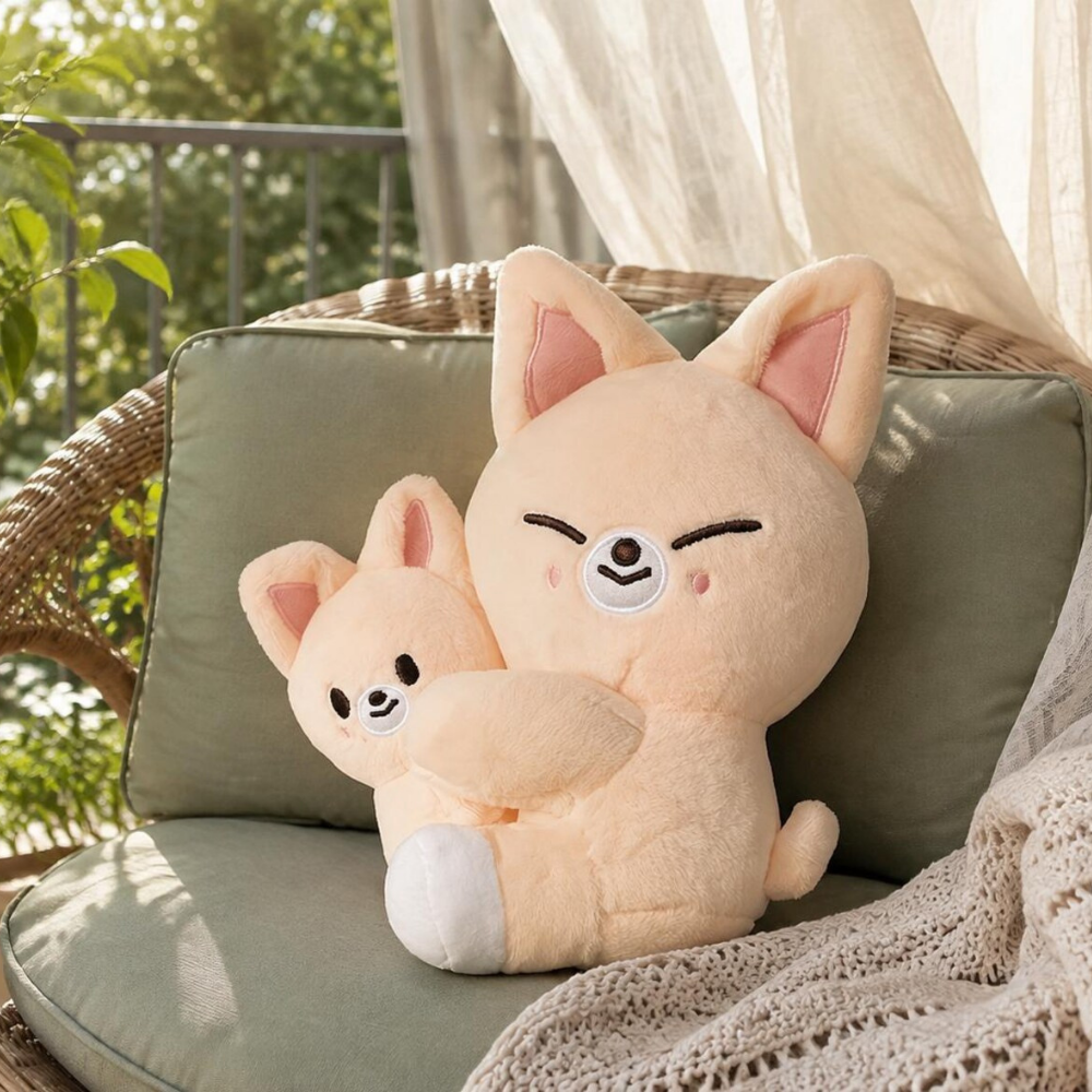 Magnetic Fox Plush Toy | 15cm Huggable Stuffed Animal (Short Plush)