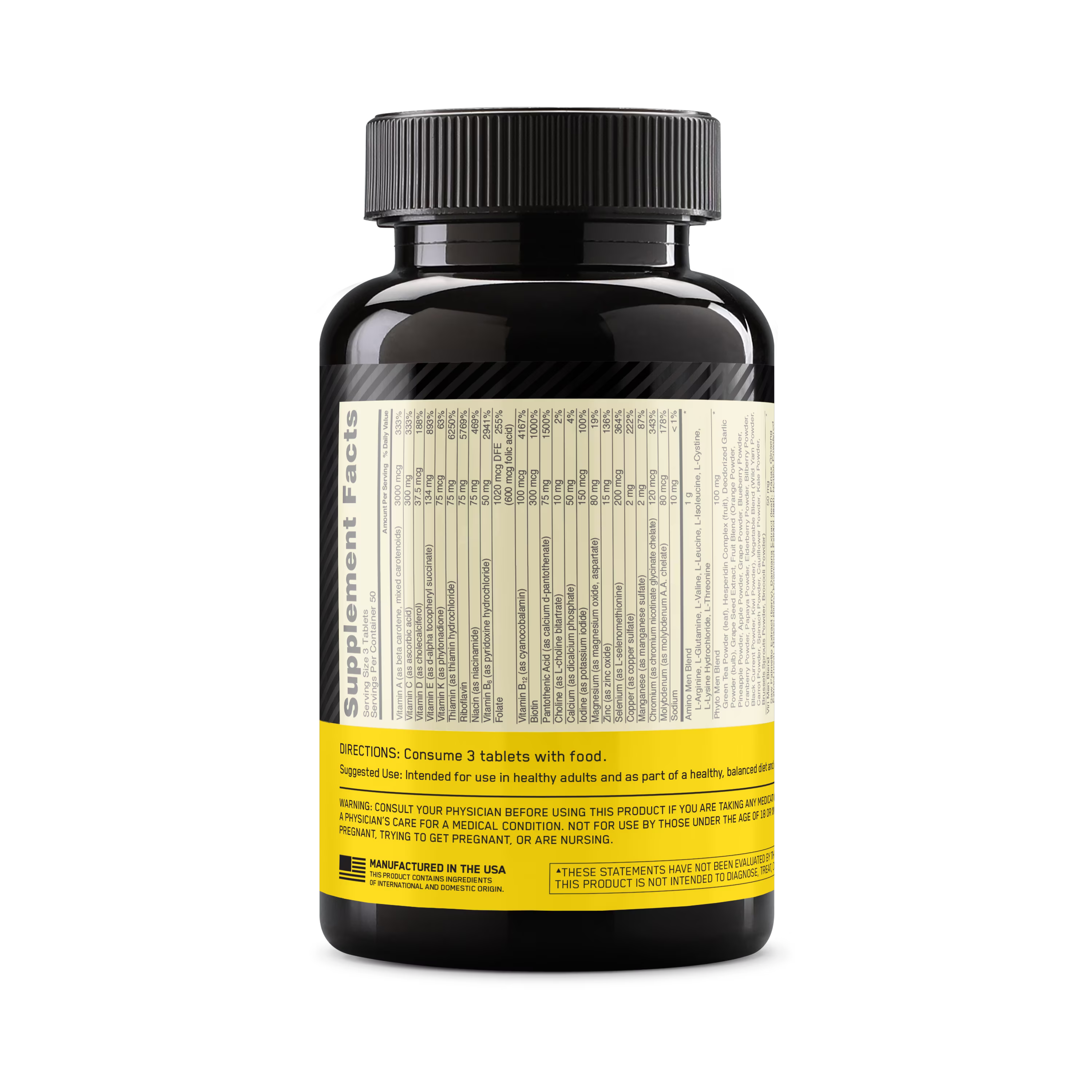 Optimum Nutrition, Opti-Men Multivitamin