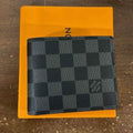 Authentic Louis Vuitton Multiple Bifold Wallet Damier Graphite Canvas
