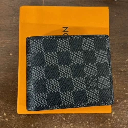 Authentic Louis Vuitton Multiple Bifold Wallet Damier Graphite Canvas