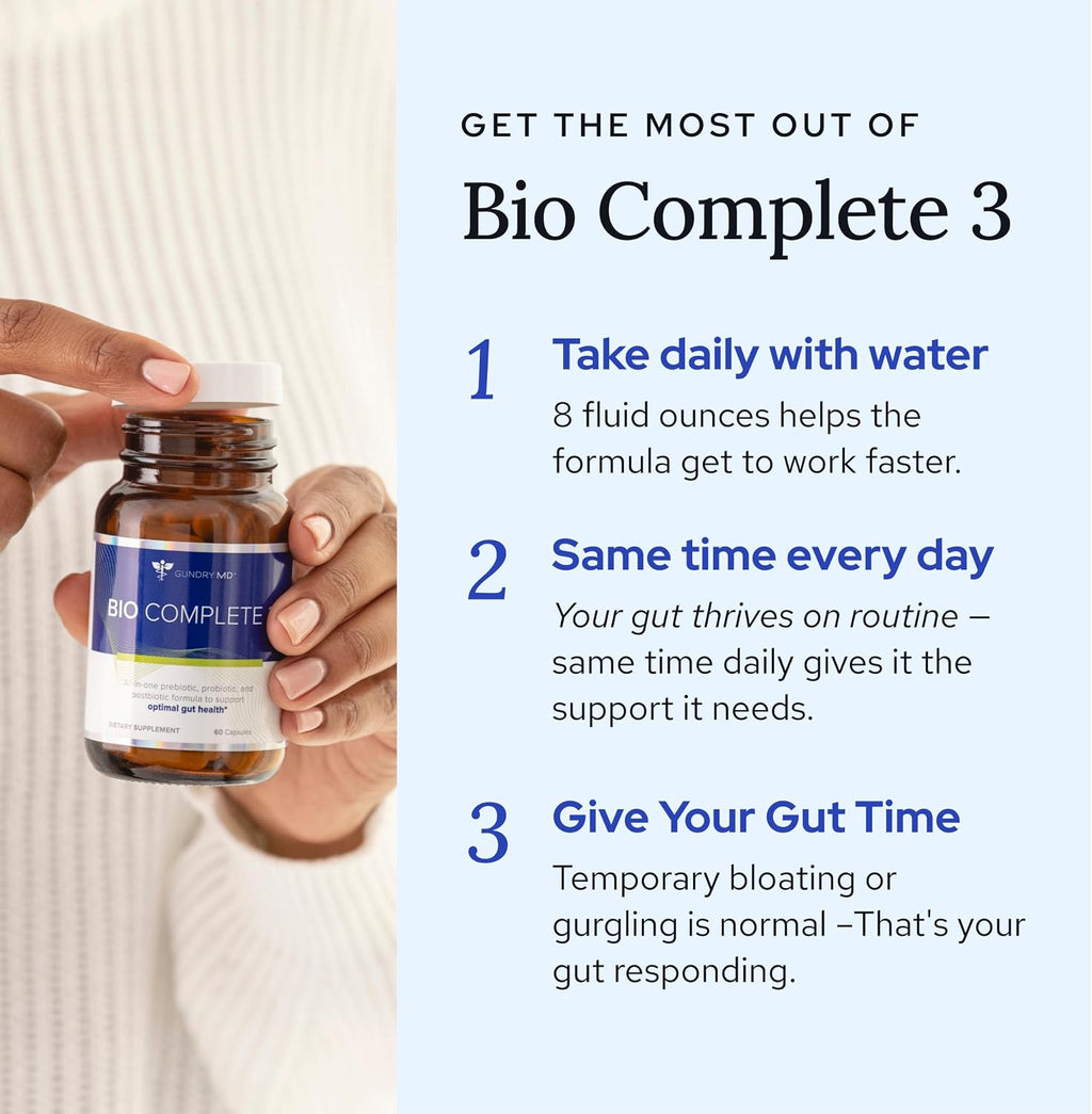 3-in-1 Probiotic Supplement – Gut Health, Digestion & Daily Wellness Support | 30 Day Supply