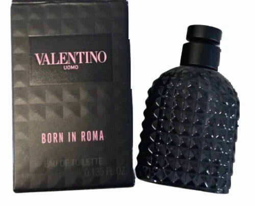 Valentino Uomo Born in Roma Eau De Toilette EDT Mini Splash Dab 4ml/0.135 oz