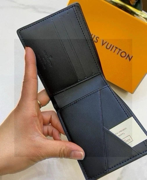 Louis Vuitton Men's Black Monogram Bifold Wallet