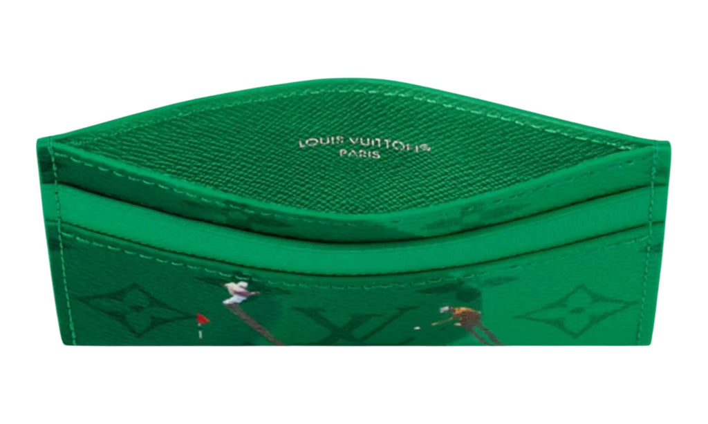Louis Vuitton Golf Card Case Green