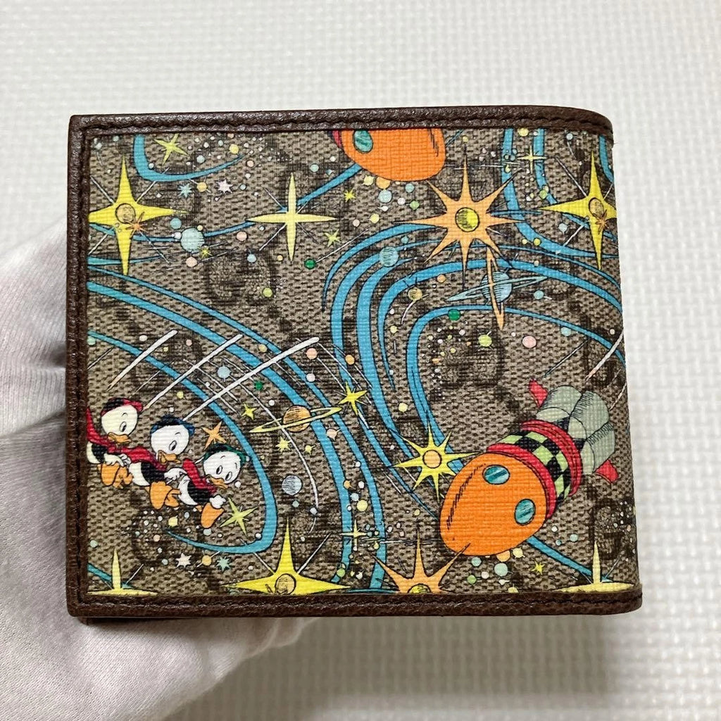 Unused GUCCI×Disney Folding Wallet NEW