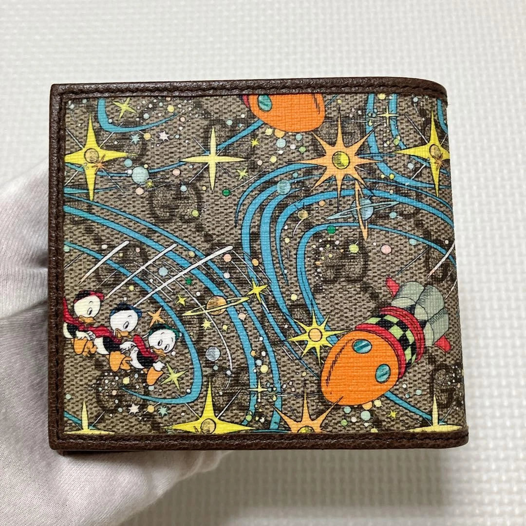 Unused GUCCI×Disney Folding Wallet NEW