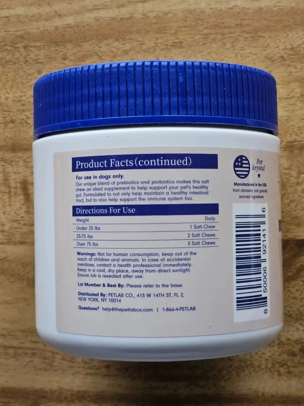 PetLab Co. Probiotics for Dogs, Support Gut Health For Dogs (30 Salmon)