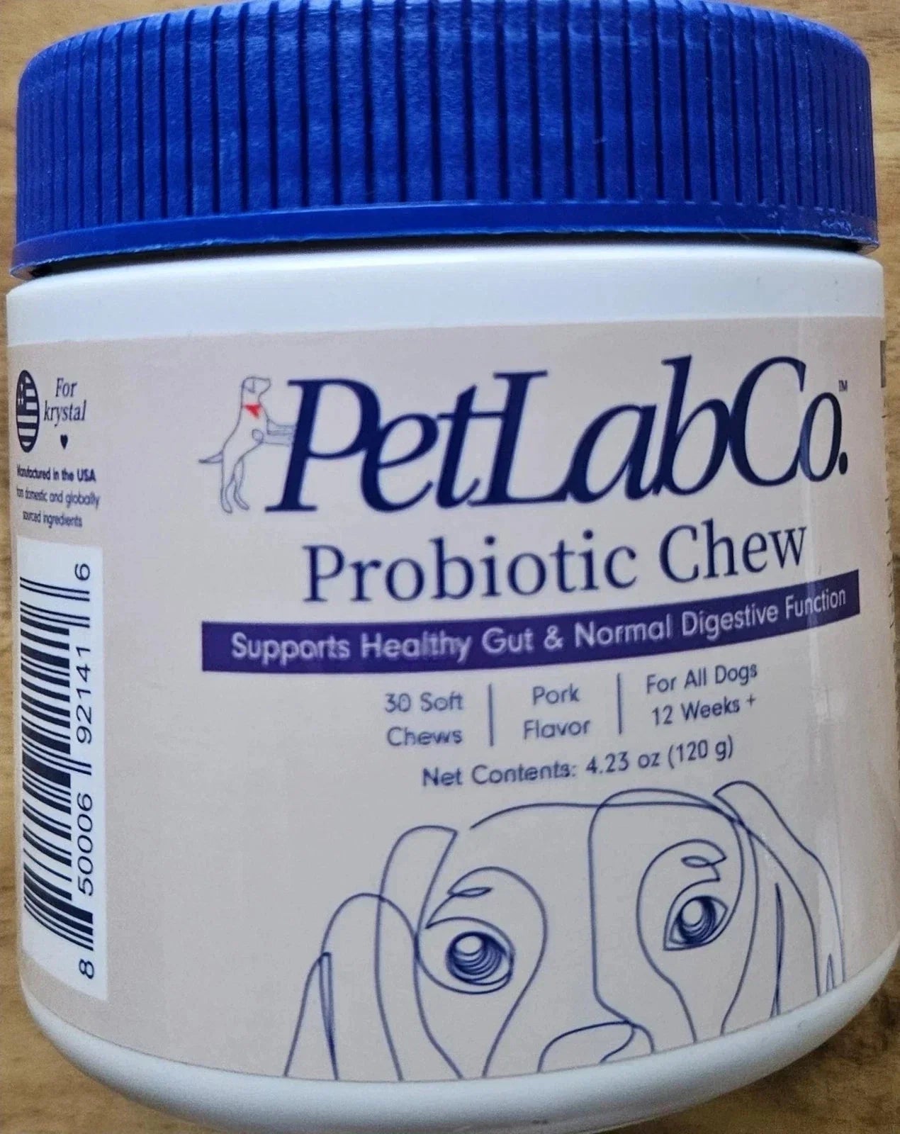 PetLab Co. Probiotics for Dogs, Support Gut Health For Dogs (30 Salmon)