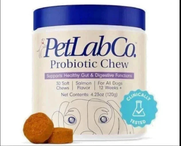 PetLab Co. Probiotics for Dogs, Support Gut Health For Dogs (30 Salmon)